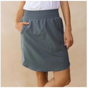 Albion Gray Lightweight Athletic Skirt